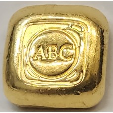 ABC ONE 1 OUNCE . GOLD BULLION . GENUINE . PURE GOLD
